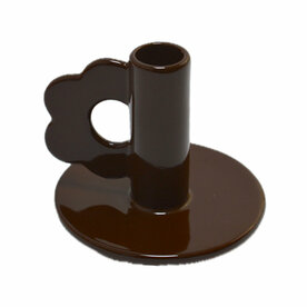 Bloem kandelaar bruin