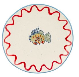 Ontbijtbordje Ariane bolle vis  - meerkleurig 