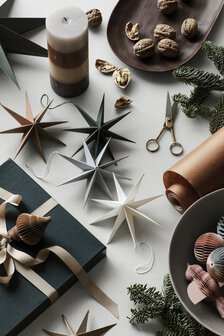 Kerstdecoratie ster - S - Broste Copenhagen - Indian tan