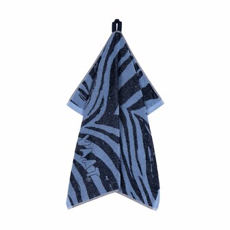 Gift set I love zebra - theedoek en handdoek - denim/baby blue - VAAT Amsterdam