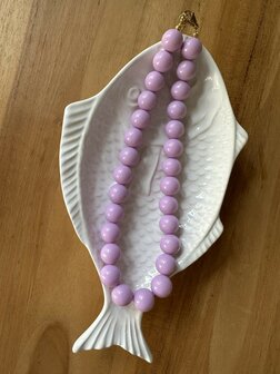 Kralen ketting - paars