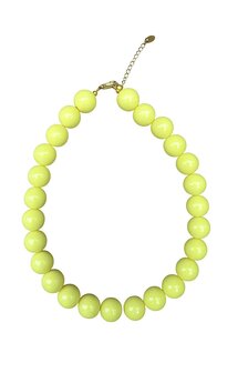 Kralen ketting - geel