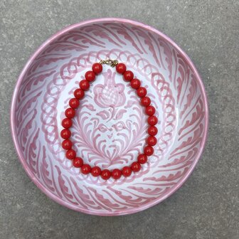 Rode kralenketting 