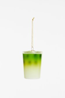 Matcha latte - ornament - yupindeboom 