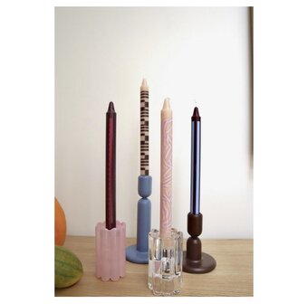 Palette Amsterdam - Maroon room - Set van 4 kaarsen