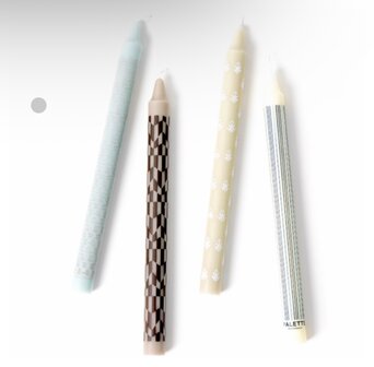 Palette Amsterdam - Mahogany Blues - Set van 4 kaarsen