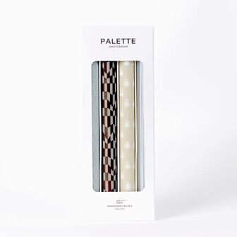 Palette Amsterdam - Mahogany Blues - Set van 4 kaarsen