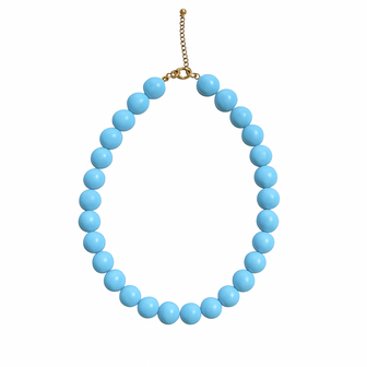 Kralenketting licht blauw