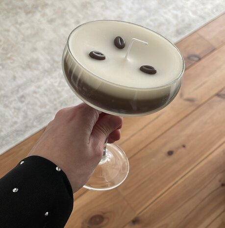 Espresso martini cocktail kaars 