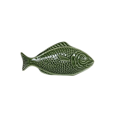 Vis bordje Ovaal - groen - klein
