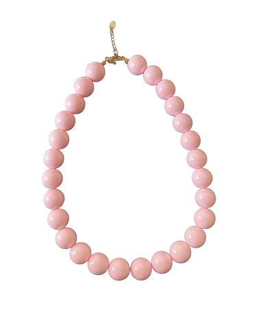 Kralen ketting - licht roze 