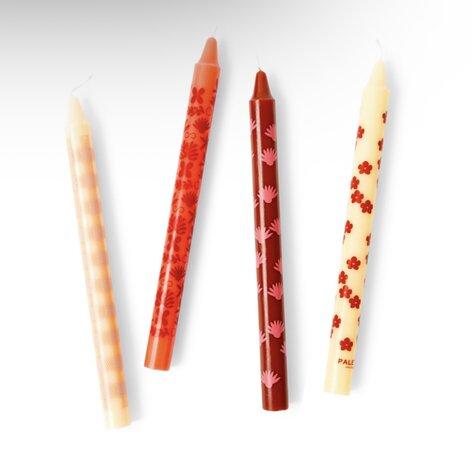 Palette Amsterdam - Lush velvet  - Set van 4 kaarsen