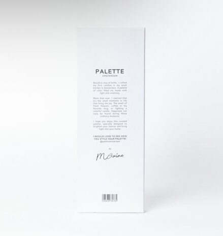 Palette Amsterdam - Lush velvet  - Set van 4 kaarsen