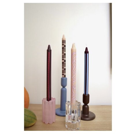 Palette Amsterdam - Maroon room - Set van 4 kaarsen