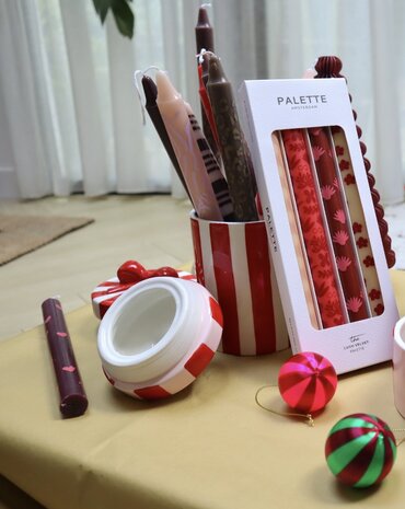 Palette Amsterdam - Lush velvet  - Set van 4 kaarsen