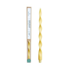 Spiraal kaars - citroen