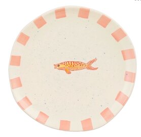 Ontbijtbordje Ariane vis - roze 