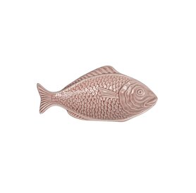 Vis bordje Ovaal - roze - klein