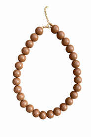 Kralen ketting - bruin